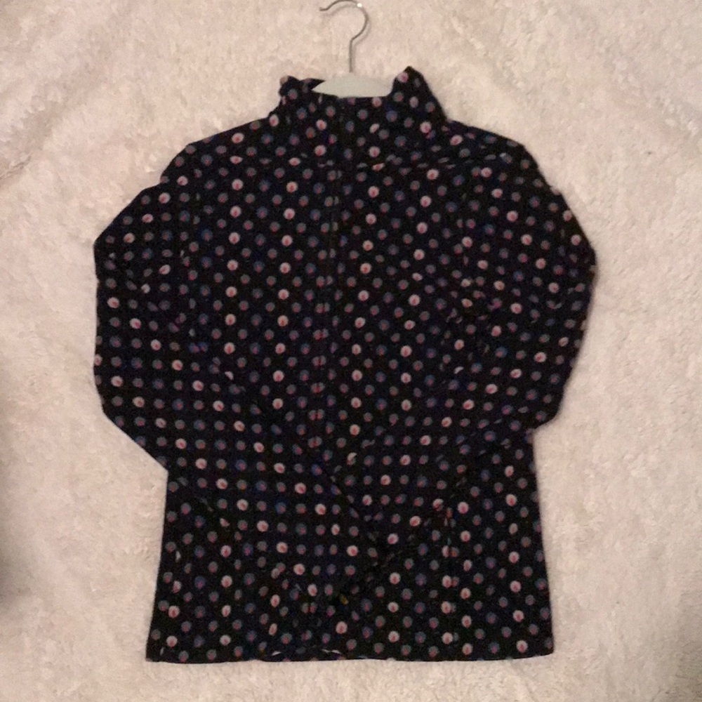 UNI QLO multi colored fuzzy jacket